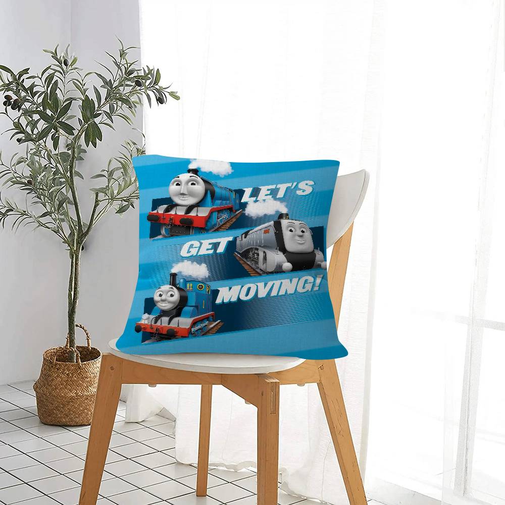 Cartoon Thomas The Train Square pillow cover sofa cushion cover home room decoration children gift