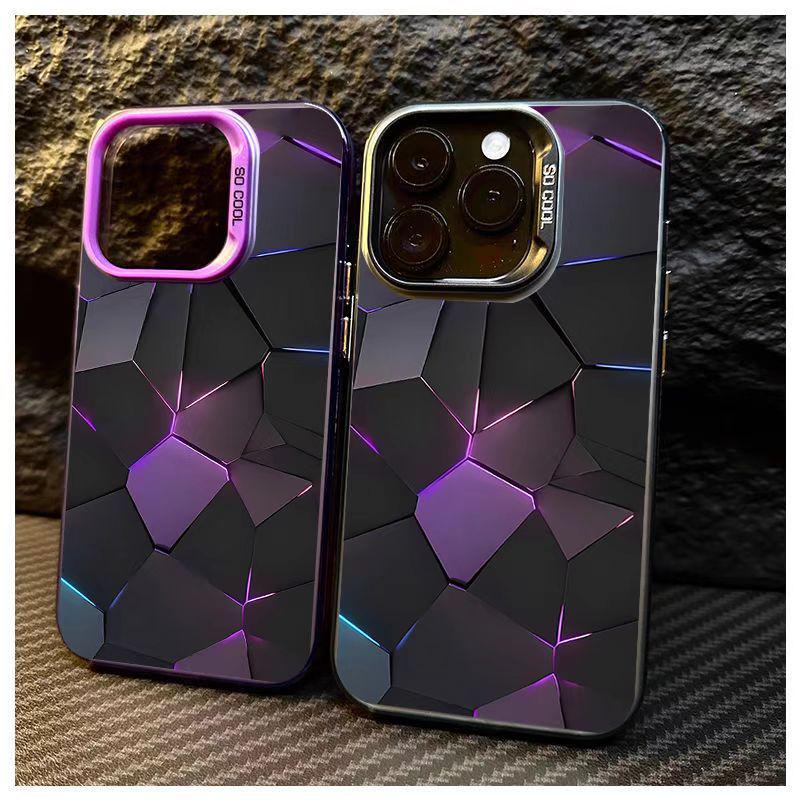 Яркий пэчворк чехол для телефона iPhone 13, 14, 15 Pro, 16 Pro Max, 17