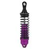 2Pcs Front Rear Shock Absorbers Aluminum Alloy Shock Absorber for JLB 1/10 Car Truck SeriesPurple