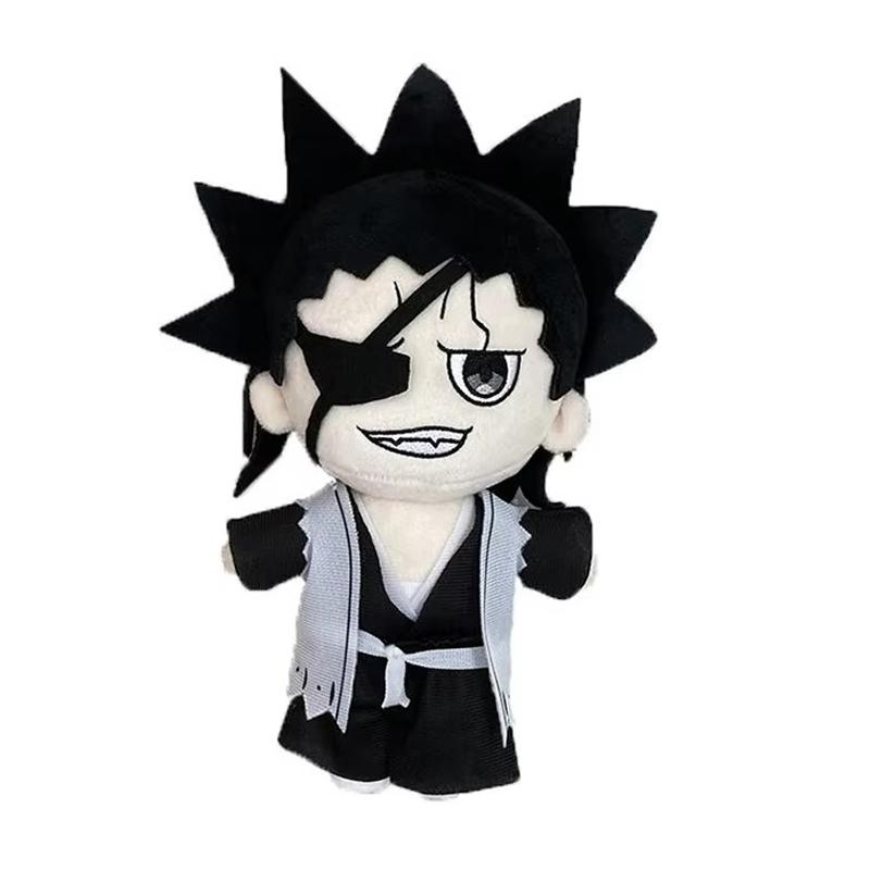 Anime BLEACH Plush Toy Kuchiki Byakuya Kurosaki ichigo Aizen Sousuke Zaraki Rukia Ichimaru Gin Stuffed Doll Soft Figure Fan Gift