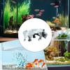 S/M/L Fish Tank H idden Cave Hideout Shelter Tunnel For Small Fish Shrimp Reptile, ABS Aquarium Landscaping Underground Cave
