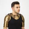 Handmade 18 Gauge Steel Knight Gorget & Pauldrons Armor Set for LARP Cosplay