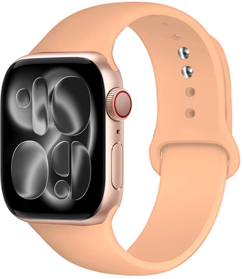 Силиконовый ремешок Для Apple Watch 11 band 44mm 40mm 49mm 45mm 41mm 38 46mm 42mm correa bracelet iWatch series 9 8 7 6 SE ultra 2 3