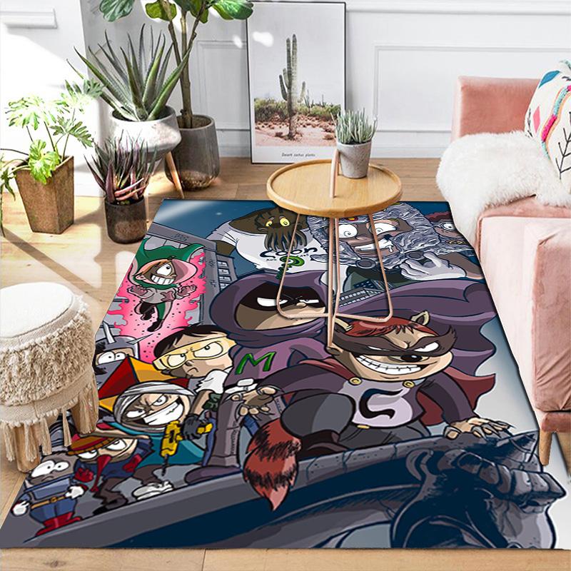 Cartoon Superhero Rug Floor Mat for Living Room or Bedroom Soft and Comfortable Carpet a Gift for Birthday and Holiday.SFF0917165