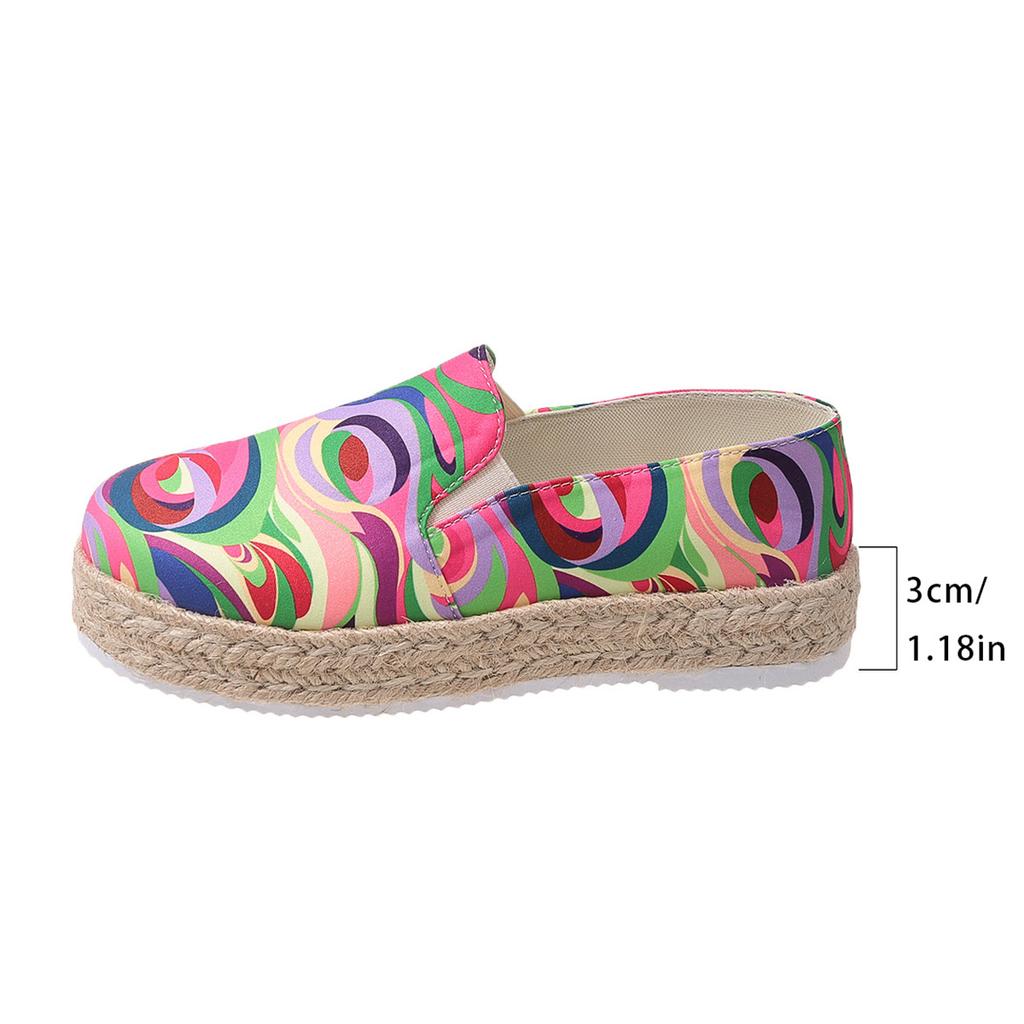 Летние женские мокасины на плоской подошве 2024 года, новый стиль в сочетании с красочными художественными модными повседневными легкими женскими туфлями на плоской подошве для активного отдыха