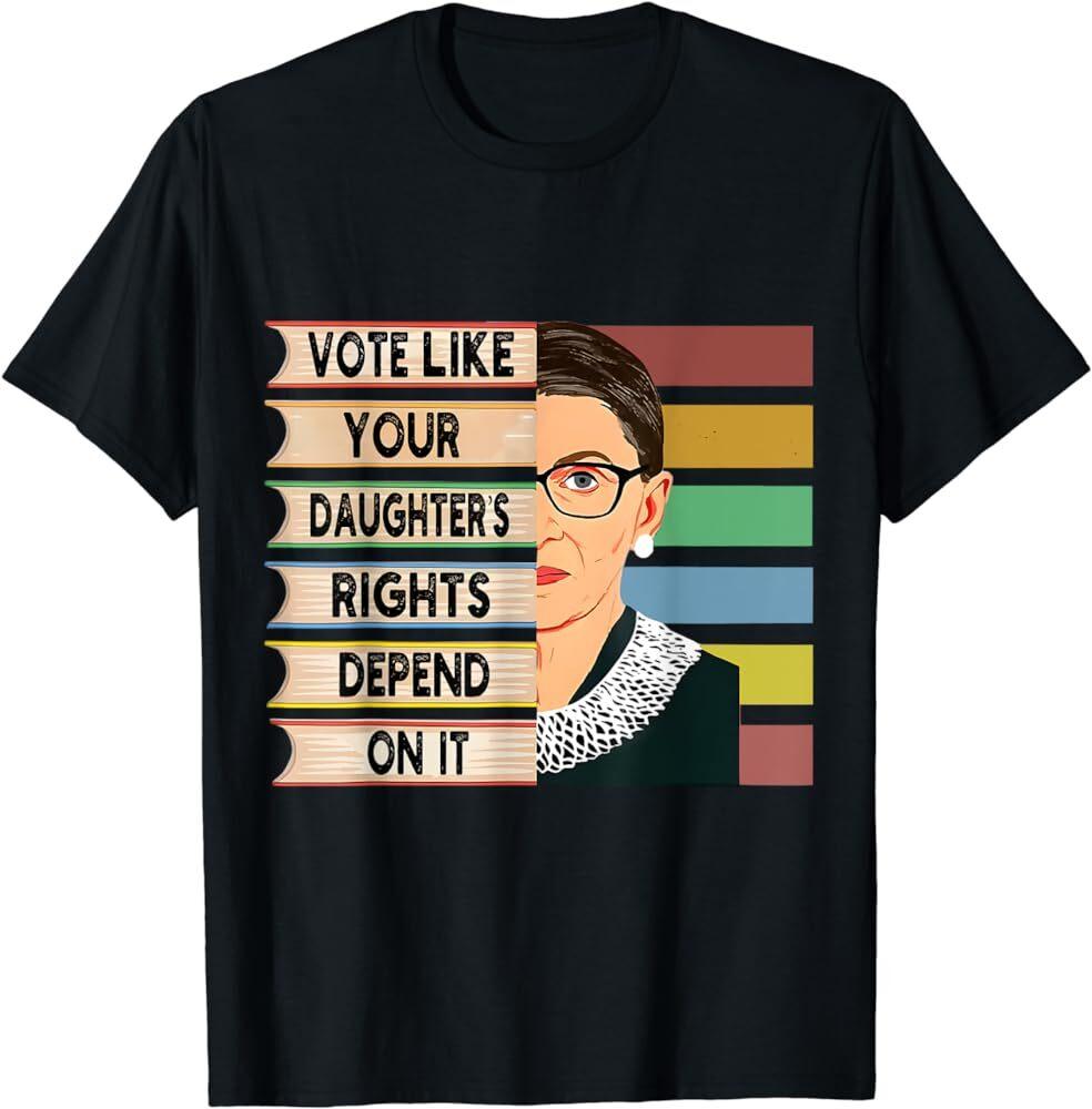 Feminist Ruth Bader Ginsburg RBG Quote Girl With Book Women T-Shirt Unisex T-Shirt
