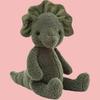 Jellycat Серия Динозавры Куклы-животные Алленби Плюшевая кукла Высота 35 см