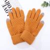 Imitation Cashmere Mittens Winter Warm Full Finger Women Gloves Knitted Wool Mittens Touch Screen