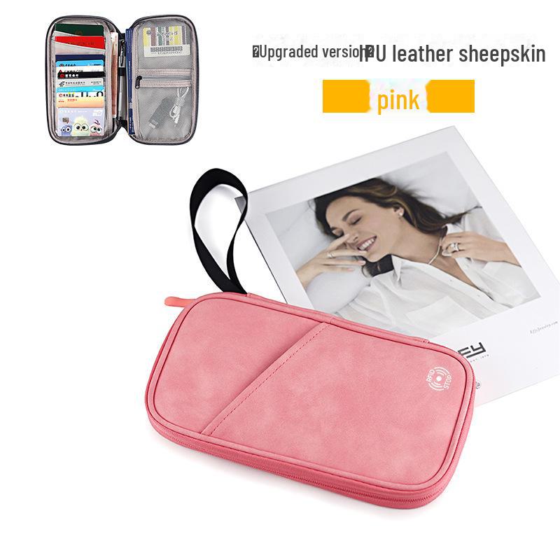 RFID Blocking Multi-Function Passport and ID Holder