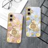 Счастливый мешок благословений Для iPhone 17 Pro Max 16 16E 15 14 13 Plus 12 mini 11 15Pro 17 Air XR X 17ProMax Золотой стеклянный чехол для телефона