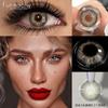 FUNSACHY New Colored Contact Lenses for Eyes 1Pair Brown Natural Eye Lenses Cosmetic Beauty Pupils Yearly Y2K Blue Eye Contacts