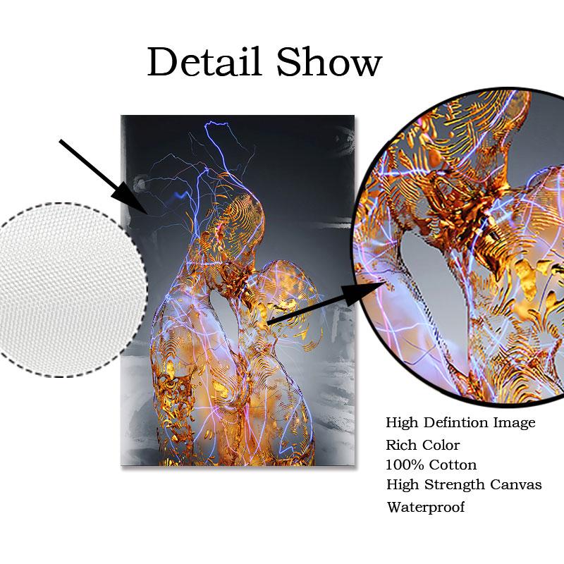 Абстрактная фигура, статуя, холст, живопись, современный постер и принты, настенная художественная картина для гостиной, отеля, интерьер, украшение дома
