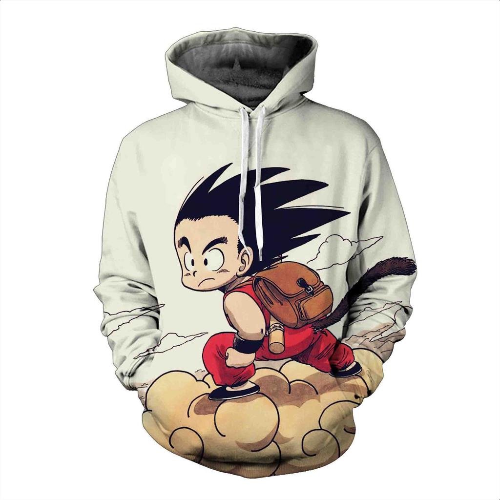 2024 3D Новый аниме Dragon Ball принтованный свитер серии пуловер Generation Tide Brand Hoodie Gift Pink Goku