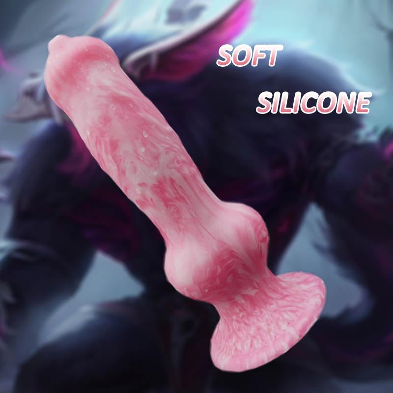 12.99 дюйма Супер Огромный Собачий Узел Дилдо Мягкий Силикон Разноцветные Взрослые Секс-Игрушки 5 Размеров Для Женщин Вагинальный Массажер Анальный Дилататор Женщины Геи