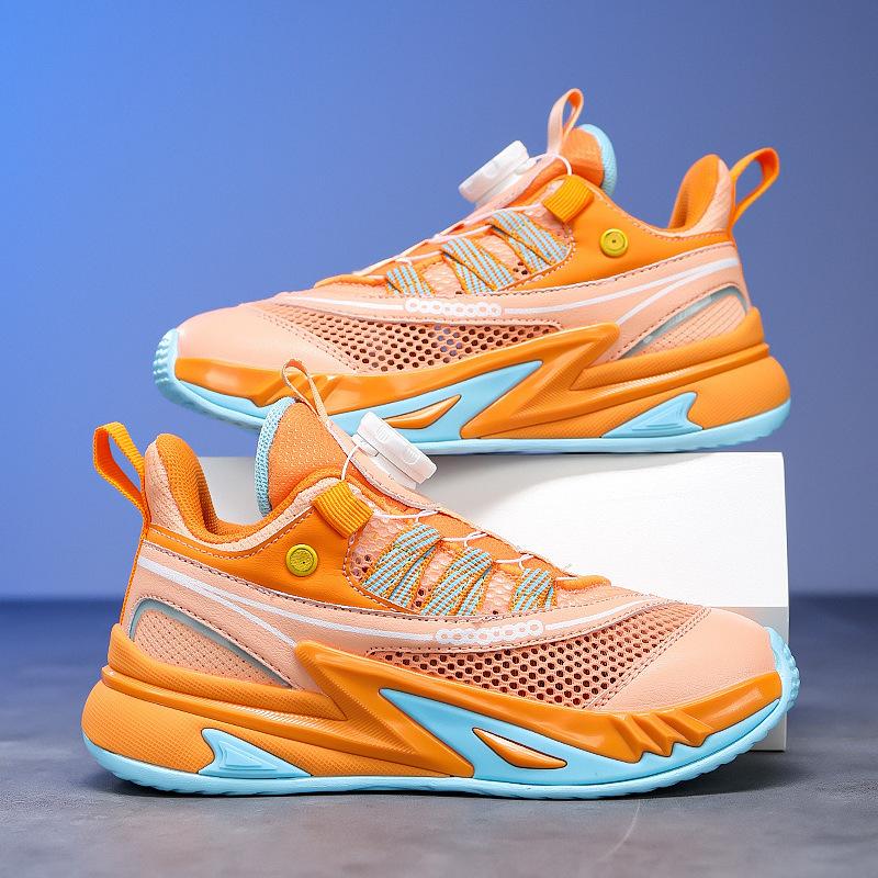 Boys' sneakers2026New summer collection: breathable mesh running shoes for kids, designed for youth basketball training