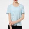 Nike Dri-FIT Training Sports Quick-Dry Short Sleeve T-Shirt Women Tops Blue CJ9445-474