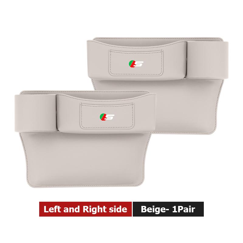 For Jaguar Car Seat Gap Storage Box Water Cup Holder Phone Holder Card Bag S-Type F-Type X-Type F-Pace I-Pace E-Pace XFR XKR HH2