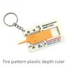 Portable Plastic Tire Tread Depth Gauge: 0-20MM Vernier Caliper