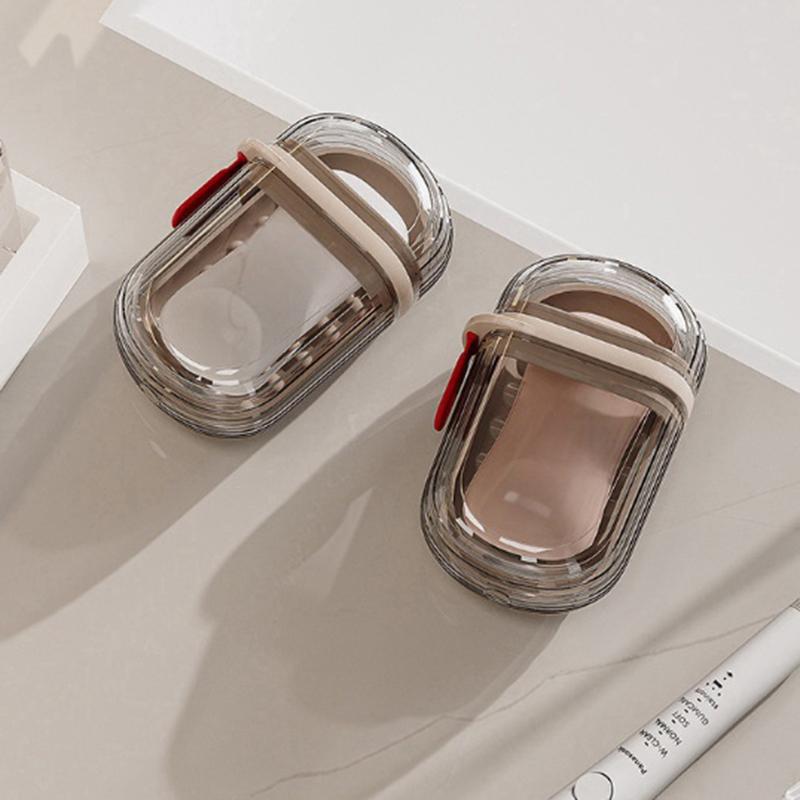 1 шт. креативная портативная дорожная мыльница с герметичной крышкой и дренажем для ванной комнаты, дома, на открытом воздухе, походов, аксессуаров для ванной комнаты