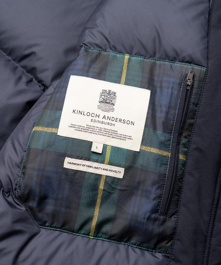 Edinburgh Club Hooded Goose Down Jumper [Navy]
