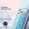 For iPhone 12/12 Pro Gradient Case PC+TPU Phone Cover with PET Screen Protector