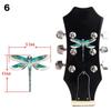 Novelty Guitar Neck Sticker Bass Body Decals Guitar Head Stickers Guitar Headstock Decal