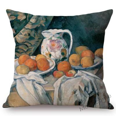 French Impressionism Artist Paul Cezanne Bather Still Life Country Views Oil Painting Sofa Pillow Cover Decorative Cushion Cover