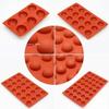4 размера, форма полусферы, силиконовая форма для выпечки, силиконовая форма для шоколадных конфет, муссов, формы для торта, цвет Radom