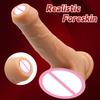 Маленький дилдо Длинная крайняя плоть Мягкий силиконовый пенис Стимуляция Анальный Яички Член Присоска Реалистичные дилдо Игрушка для взрослых для женщин