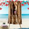 American Cocker Spaniel Print Beach Towel, Large Soft Quick Dry Towel for Beach Camping Swimming