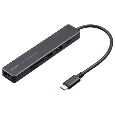 Sanwa Supply USB Док-станция с портом HDMI USB-5TCHC26BK Type-C