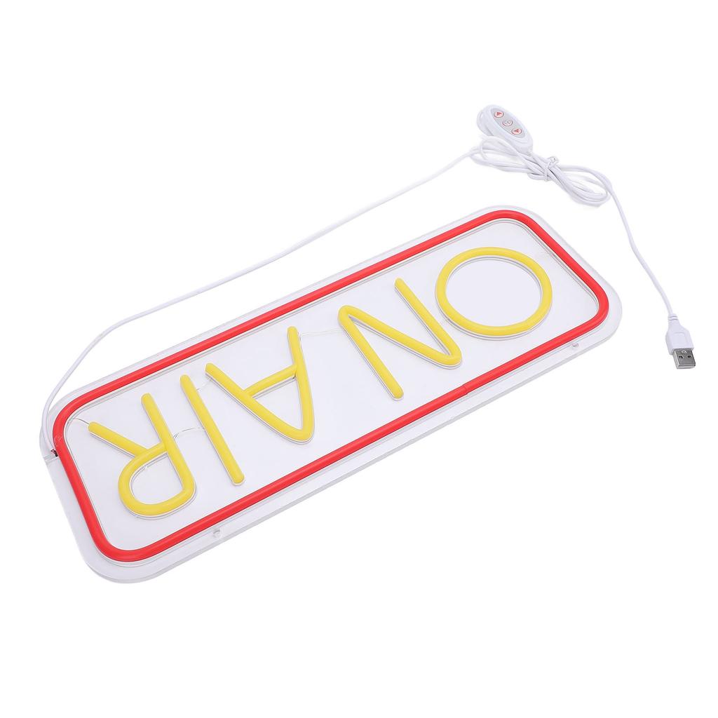 ON AIR Neon Sign USB Powered Neon Night Light for Live Streaming Recording Game Room Bar Studio