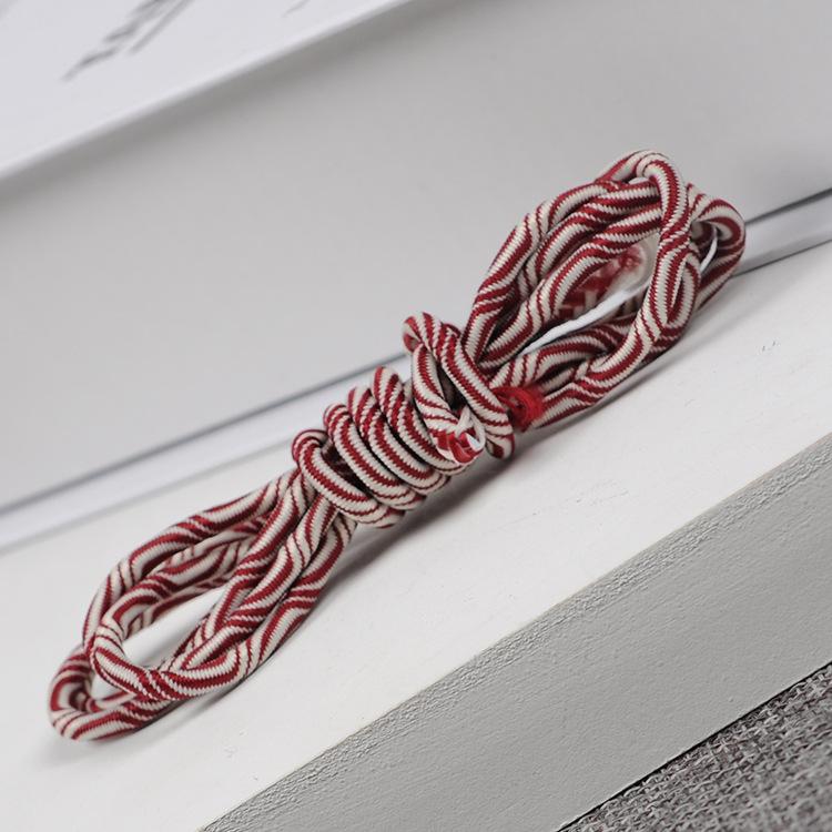 3 мм 5 ярдов Эластичная веревка Цветная круглая резинка Для одежды Шнурок для обуви Рюкзак Эластичные витые шнуры Швейные аксессуары для одежды