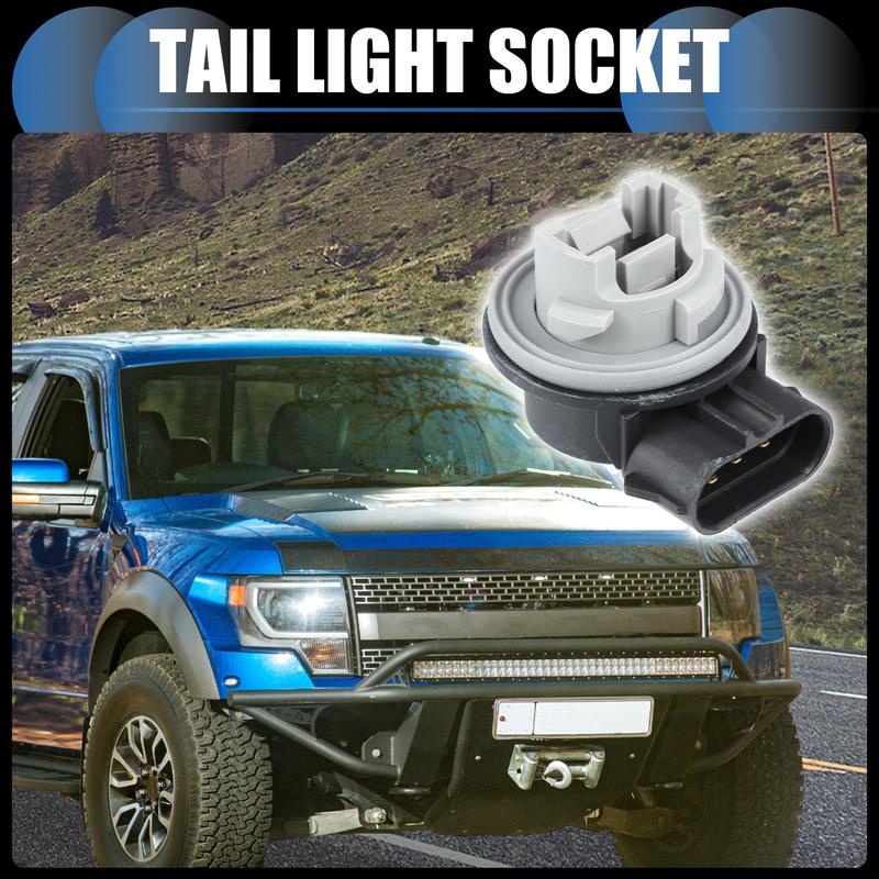 X Autohaux Tail Light Socket, Parking Lamp Connector Assembly No.F1TZ-13411-F/F1TZ13411F for Ford for Mustang Focus F-150