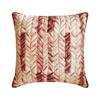 Decorative Maroon Throw Pillow Covers Velvet Chevron Tie & Dye & Quilted Throw Pillows For Sofa Geometric Modern Style - Chevron Wise