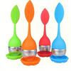 Silicone Tea Strainer Sweet Leaf Pattern Tea Filter Teapot for Loose Leaf Herbal Spice Filter Tools