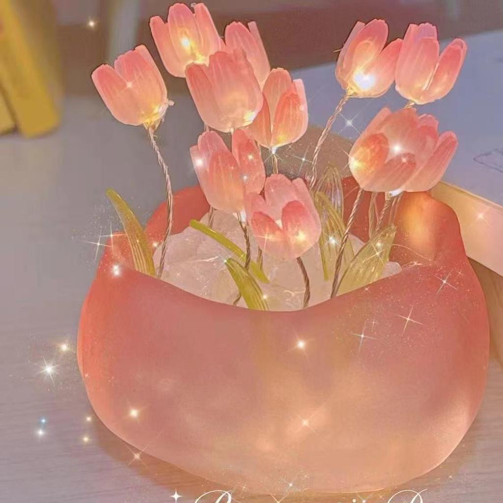 Тюльпан Тыква DIY Фонарь - Романтический Ночник для Фестивалей Циси и Середины Осени