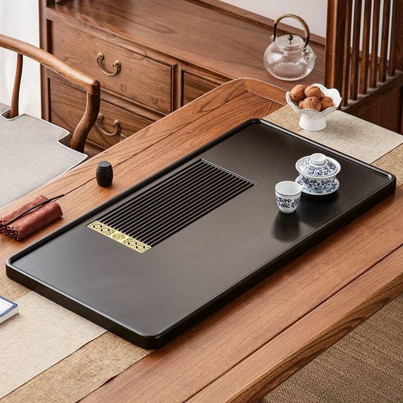 Традиционный китайский набор для чайной церемонии Кунг-фу с подносом и дренажем