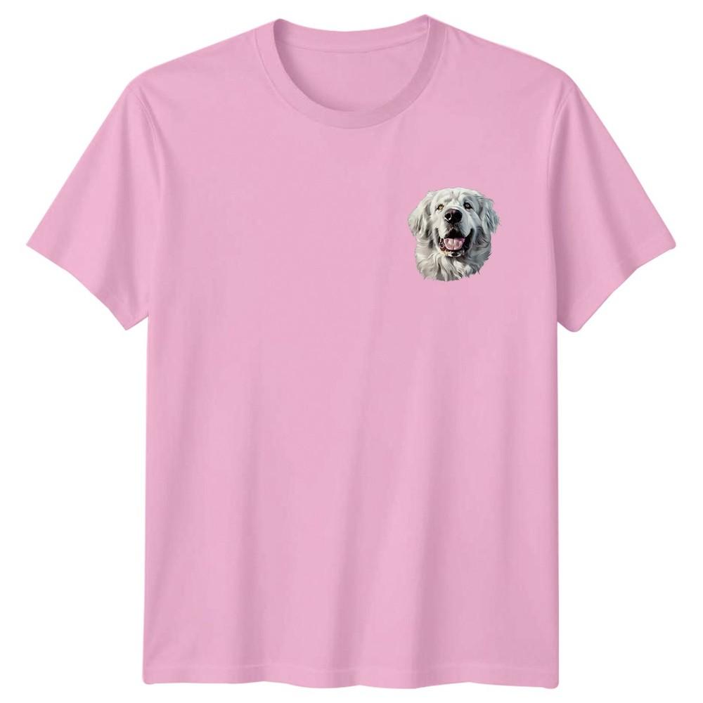Pyrenees Dog Head Graphic Tee Unisexs TShirt Unisexs Animals Dogs