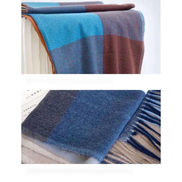 Women's Large Plaid Scarf Fashion Long Shawl Wrap for Winter Warm