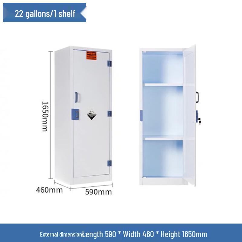 WEZHOPP 15-Gallon Chemical Safety Storage Cabinet
