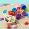 Color Classification Matching Cups Toy For Kids Early Learning And Development