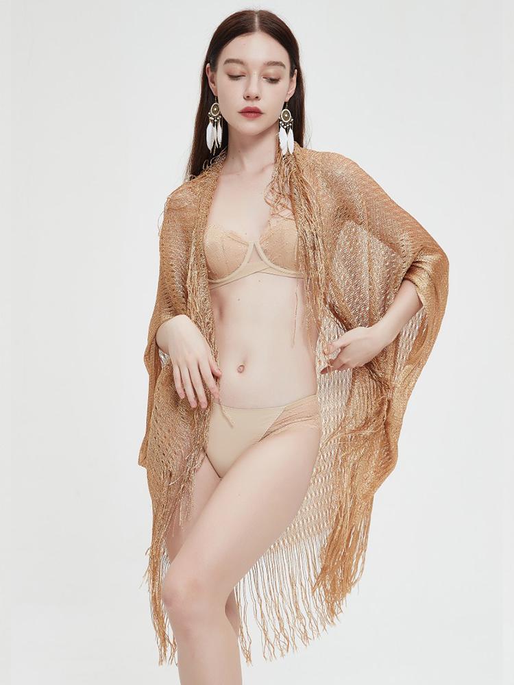 Новый Вязаный Ажурный Летний Элегантный Женский Шарф Накидка на Бикини Пончо Женская Capa Para Mujer Шарф Саронг Пляжная Накидка Шаль