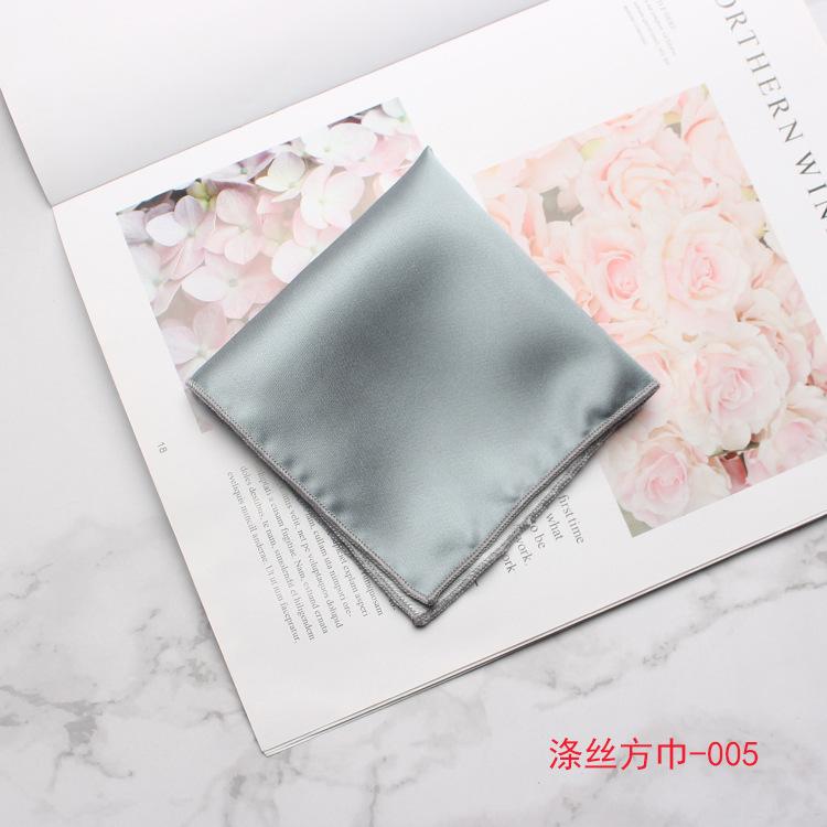 Полотенце для кармана мужского костюма в британском стиле, однотонное, глянцевое, для делового банкетного платья, квадратное полотенце, карманное полотенце