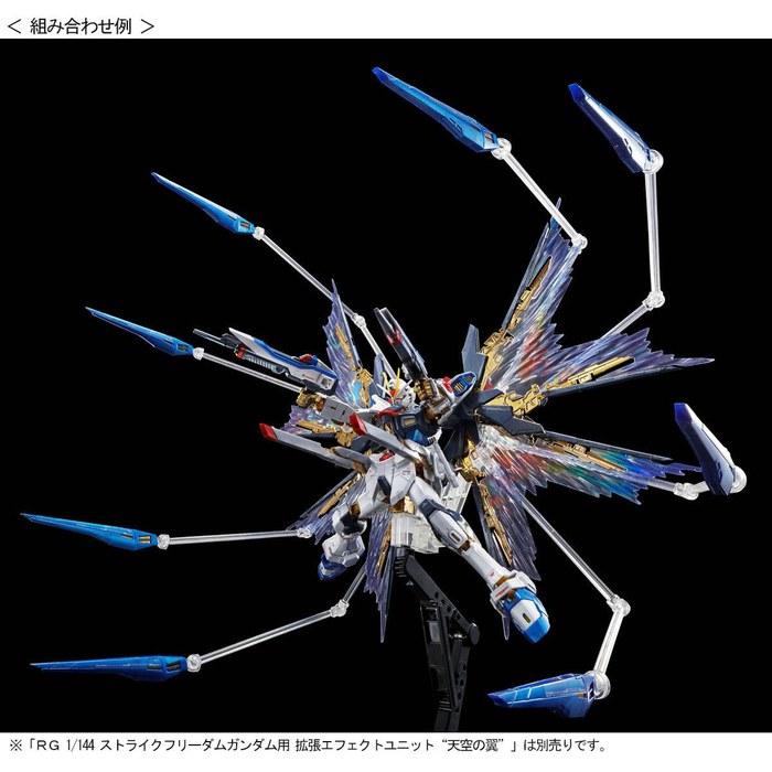 BANDAI RG 1/144 Strike Freedom Gundam [Titanium Finish] Model Kit (Hobby Online Shop Limited) blue