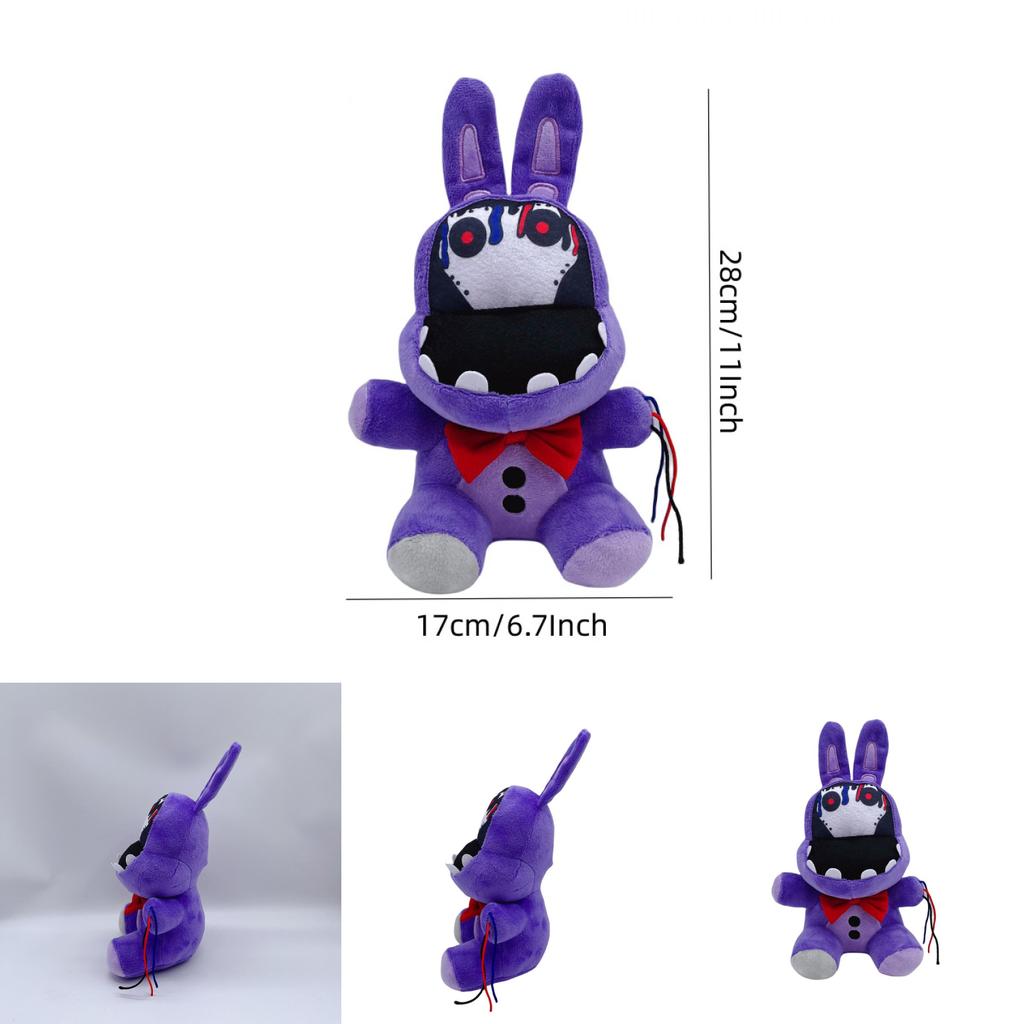 Милый Fnaf Серия Полуночный Медведь Скелет Фиолетовый Кролик Плюшевая Игрушка Категория Животные