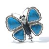 New Enamel Large Butterfly Brooches For Women Fashion Insect Pin 2 Colors Available Vintage Accessories
