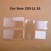 JCD For New 2DS 3DS XL LL Clear Split Shell Transparent Protective Cover Case Screen Film LCD Screen Protector