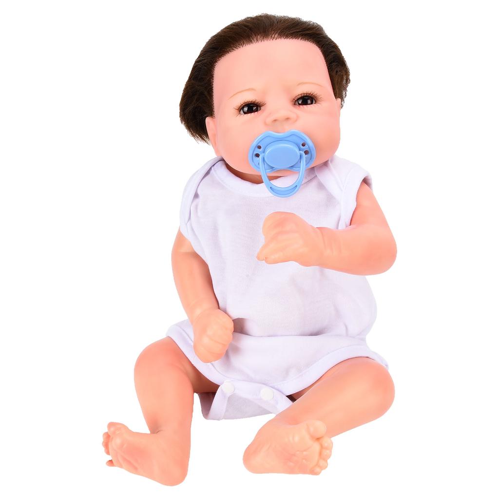 18 Inches Realistic Newborn Baby Boys Dolls Lifelike Full Vinly Body Washable Baby Doll with