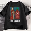 Футболка с мемом про чили-соус Sir Racha, юмор, мужская и женская одежда, повседневная, хлопковая, с коротким рукавом, модная, винтажная